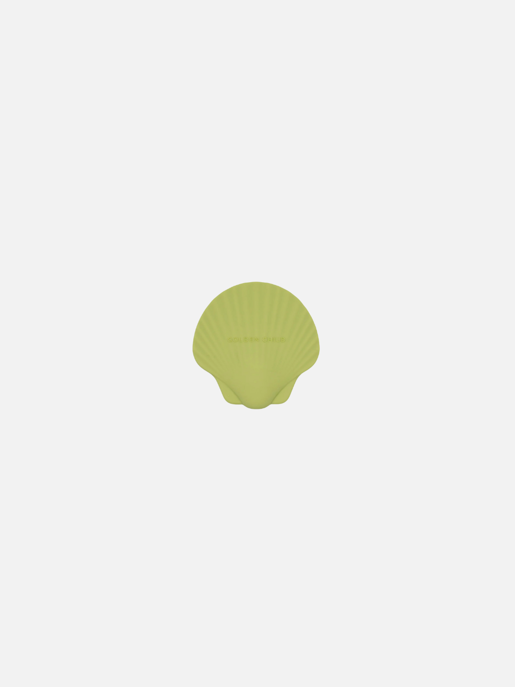 Shell Baby Teether - Lime