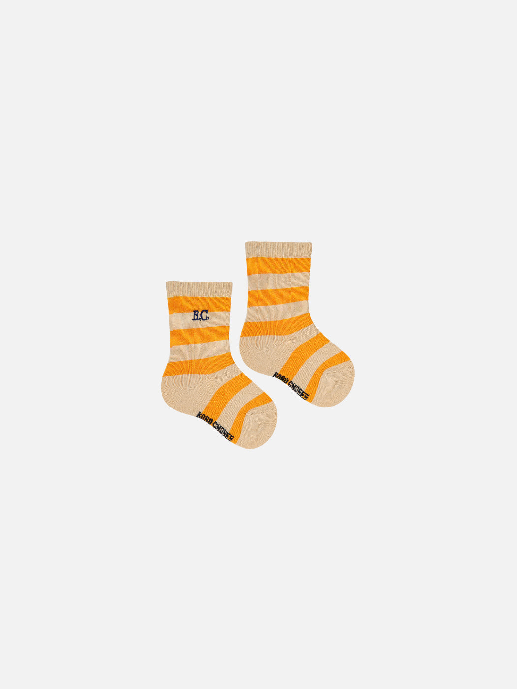 Yellow Stripes Long Baby Socks
