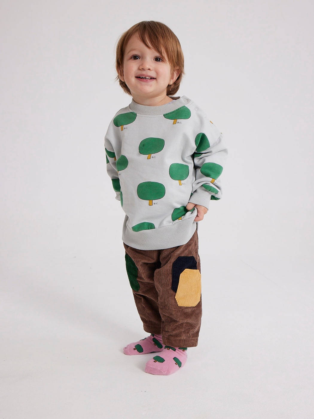 Green Tree All Over Baby Sweatshirt