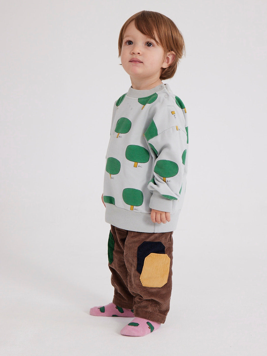 Green Tree All Over Baby Sweatshirt