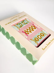 Weihnachts-Mini-Grußkarten, 10er-Pack