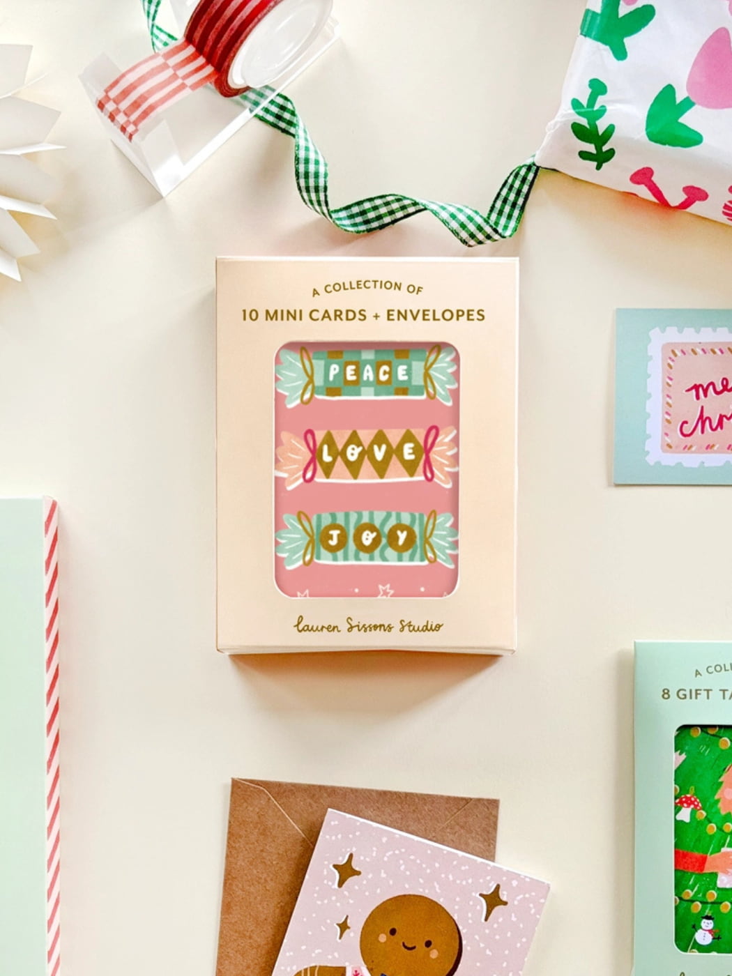 Weihnachts-Mini-Grußkarten, 10er-Pack