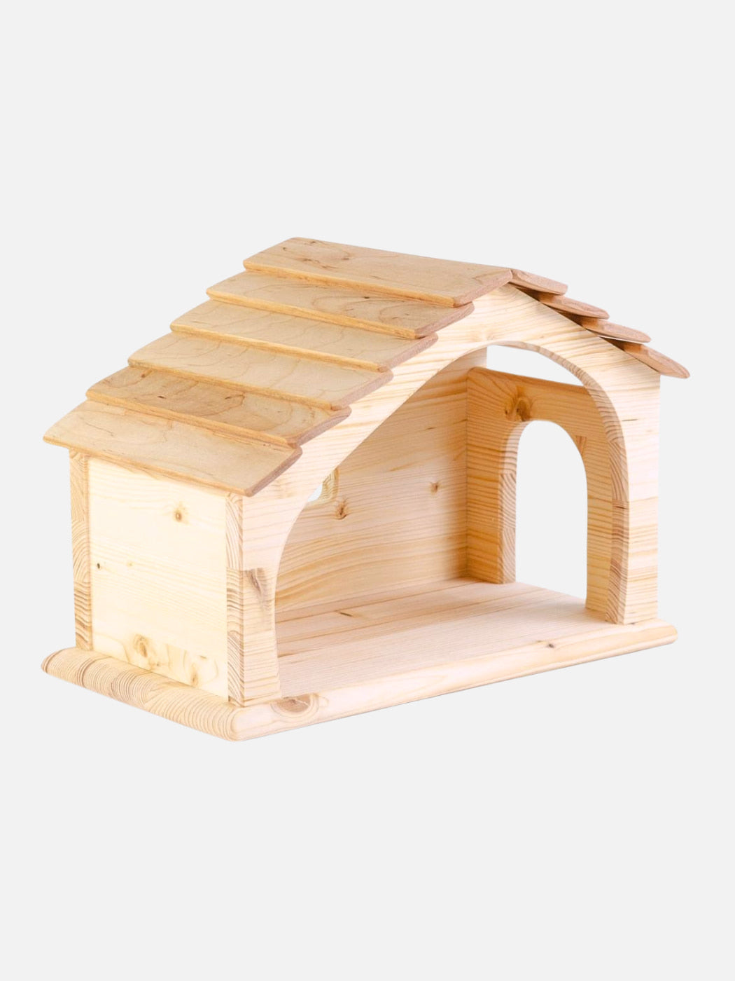 Small Wooden Nativity Stable