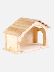 Small Wooden Nativity Stable