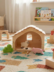 Wooden Piglet - Pink