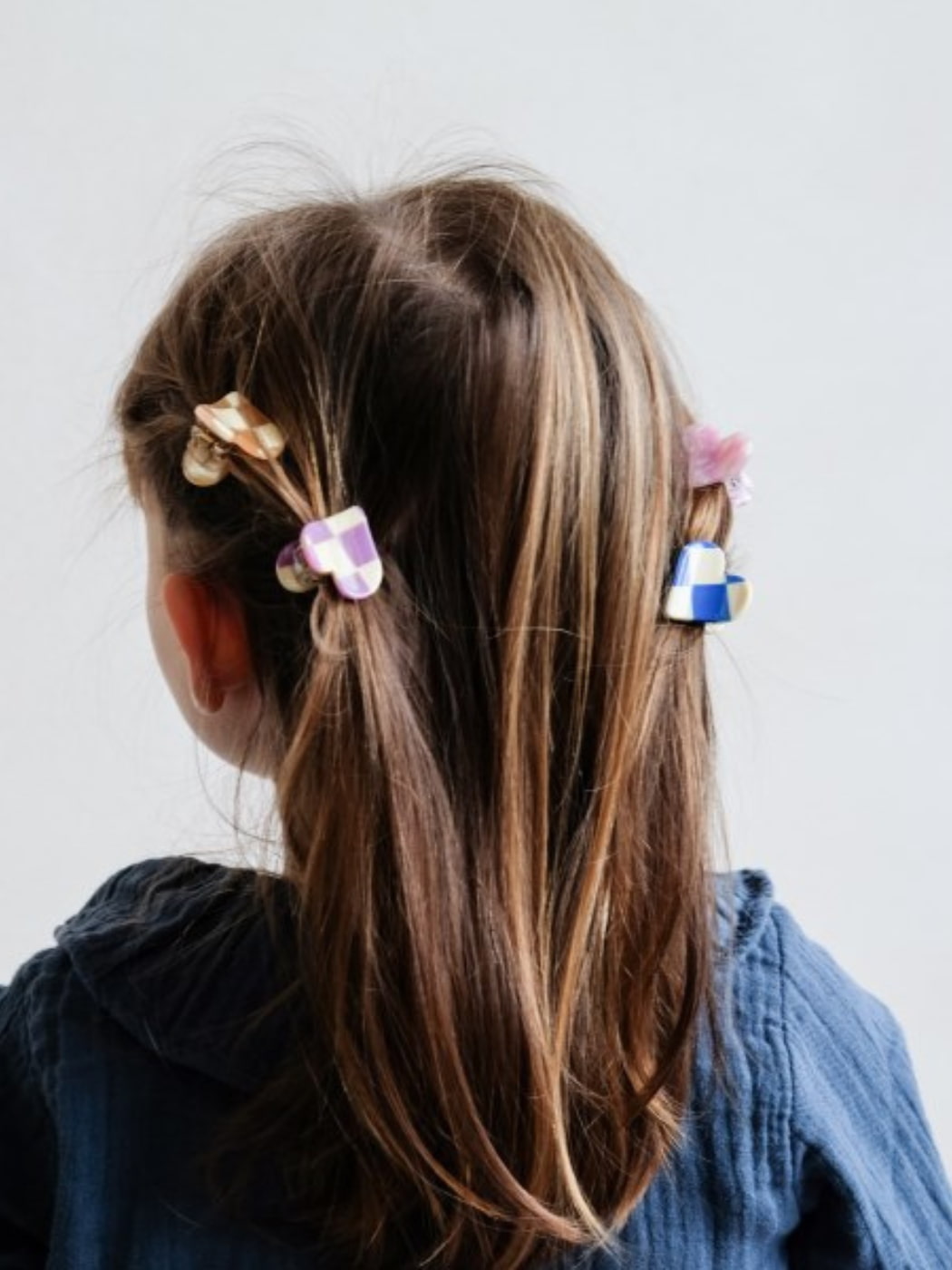 Mini-Herz-Haarspangen
