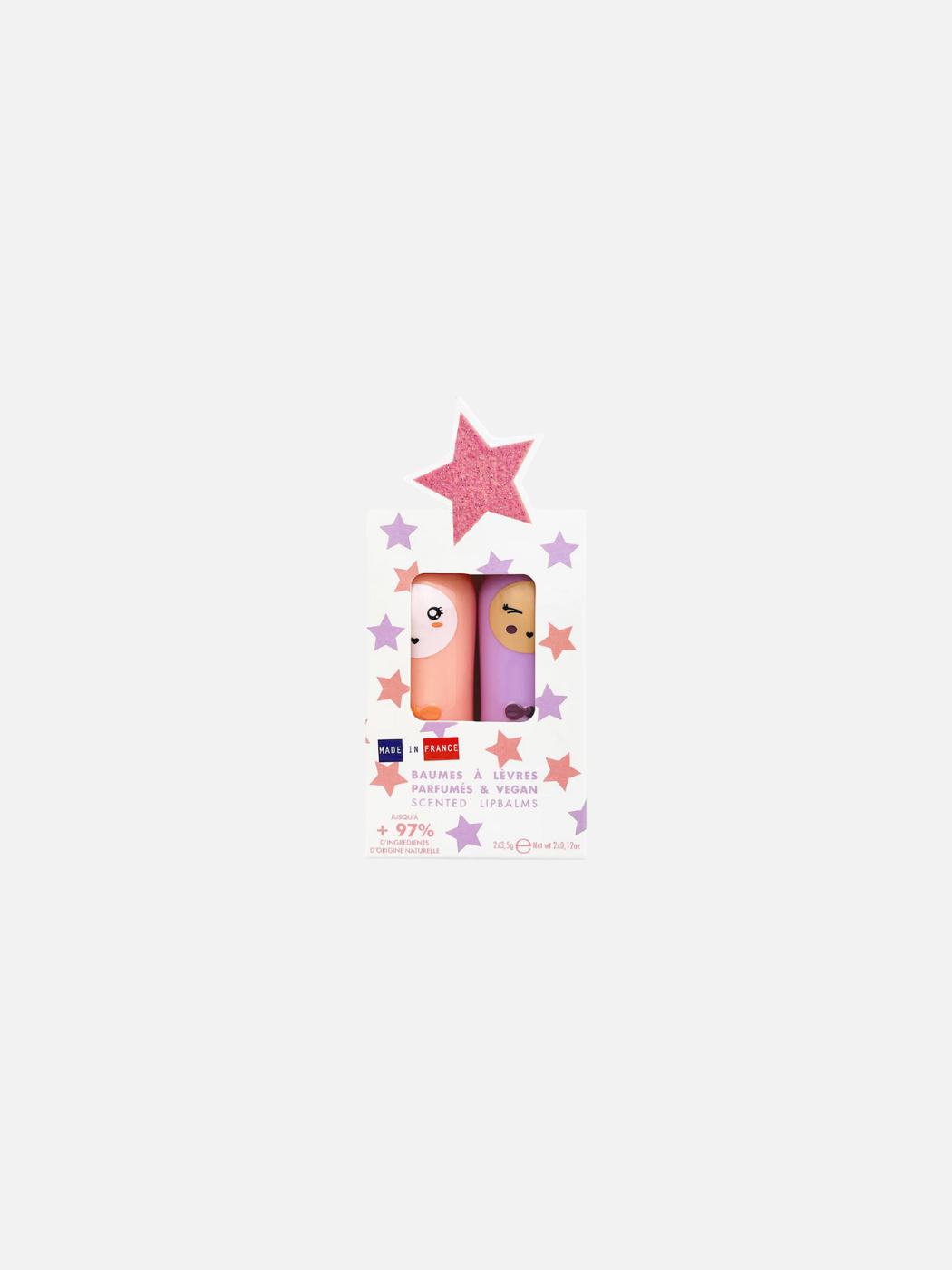 Lippenbalsam-Duo - Pink Star