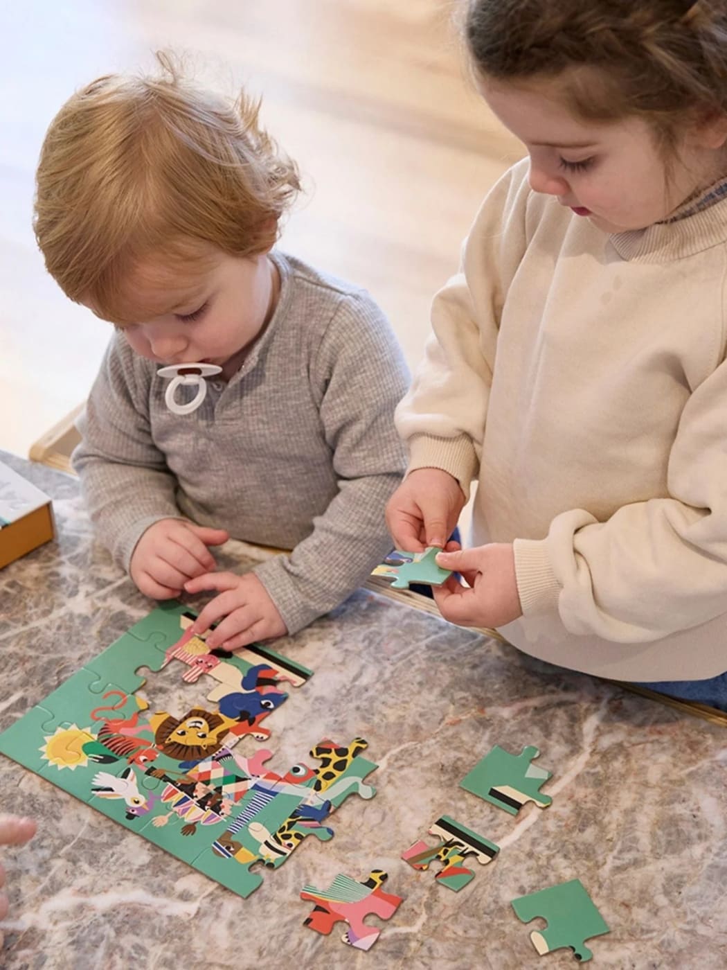 Kinderpuzzle - Regenbogenriff