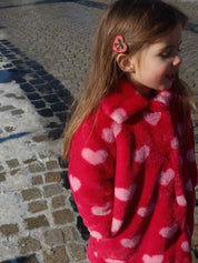 Beaded Heart Hair Clips 2 Pack