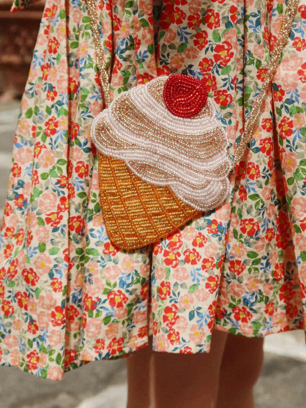 Beaded Ice Cream Bag