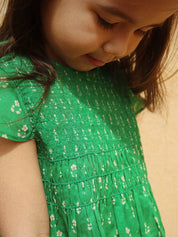 Kim Rüschenkleid - Kirschkariert