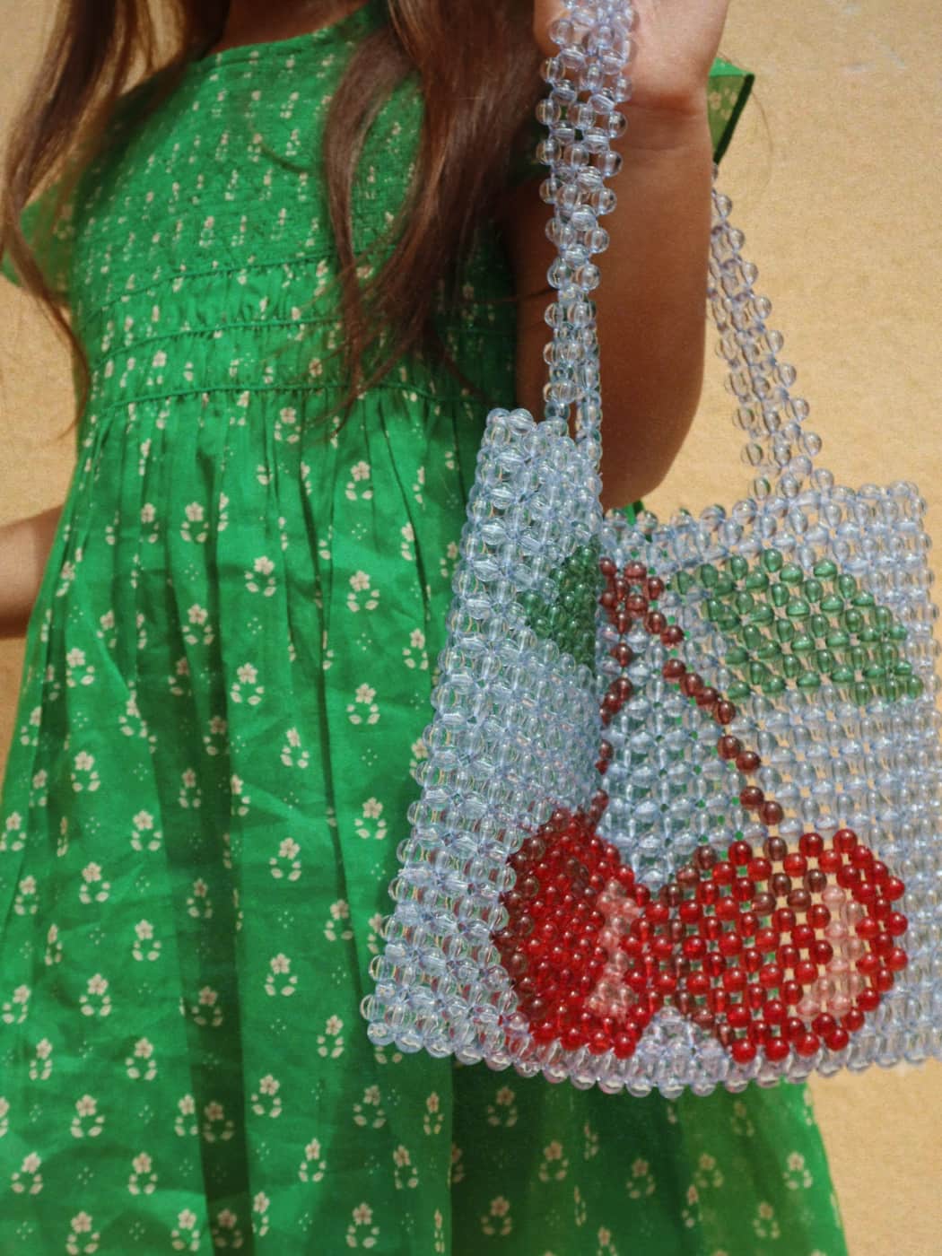 Kim Rüschenkleid - Kirschkariert