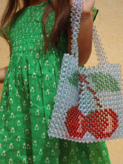 Kim Rüschenkleid - Kirschkariert