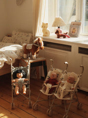 Doll Stroller - Pine Check