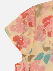 Kim Rüschenkleid - Kirschkariert