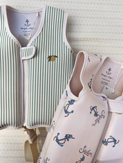 Ellis Swim Vest - Green Tea Stripe