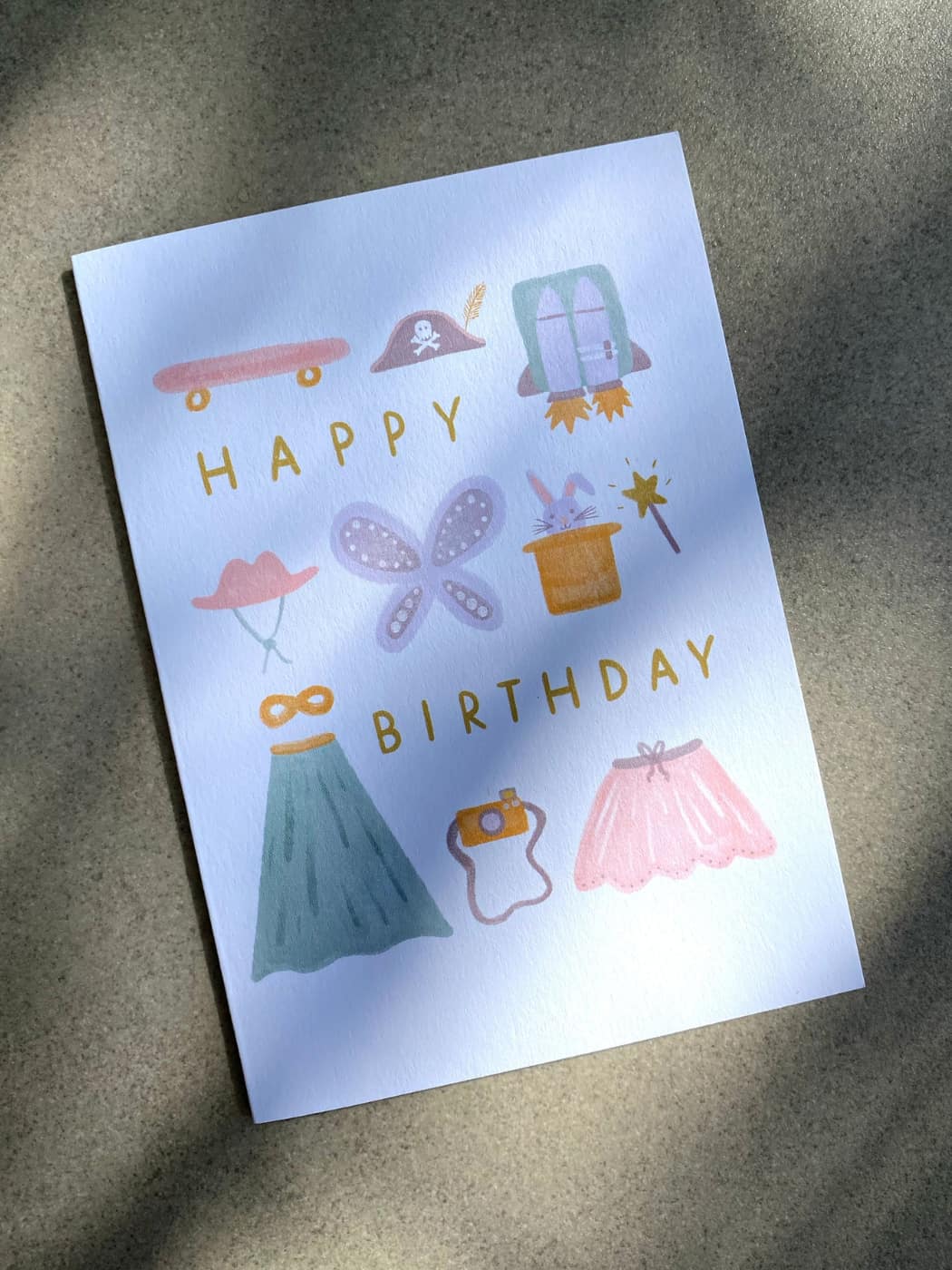 Costume Box Happy Birthday Card