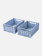 Weston Medium Storage Box 2 Pack - Dusty Lavender