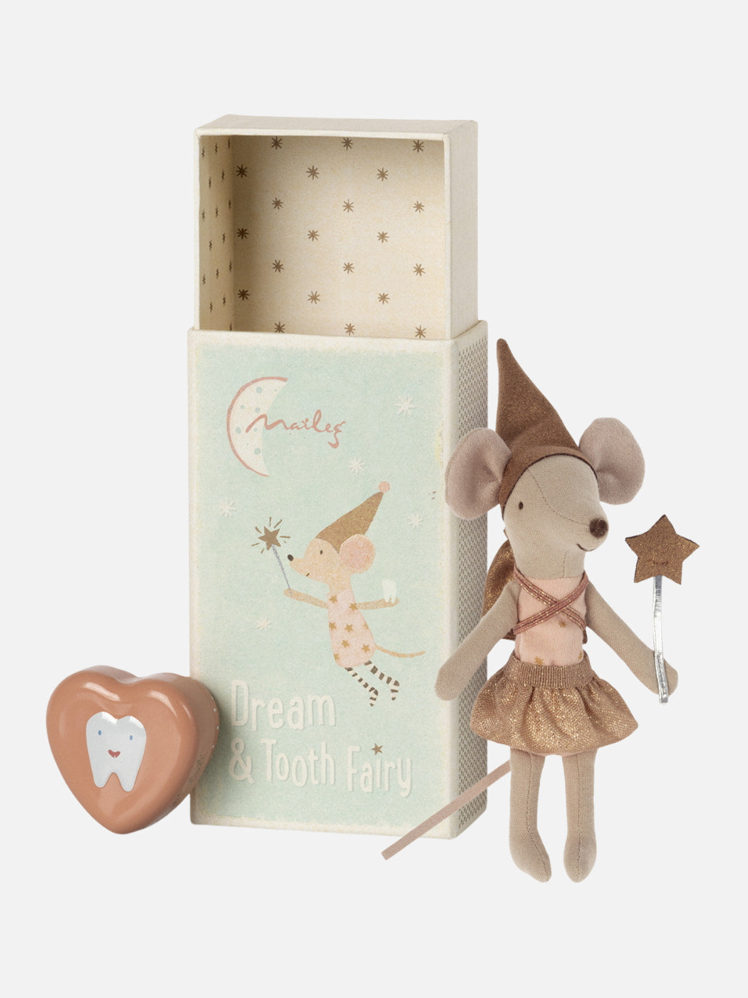 Mouse Tooth Fairy in Box - Pink
