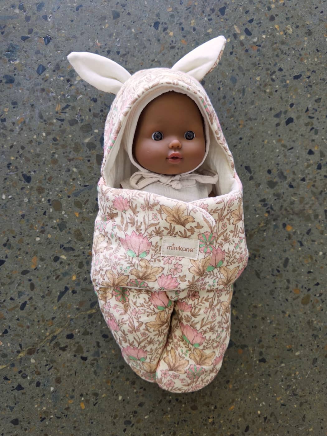 Doll Stroller Footmuff - Indienne Rosée