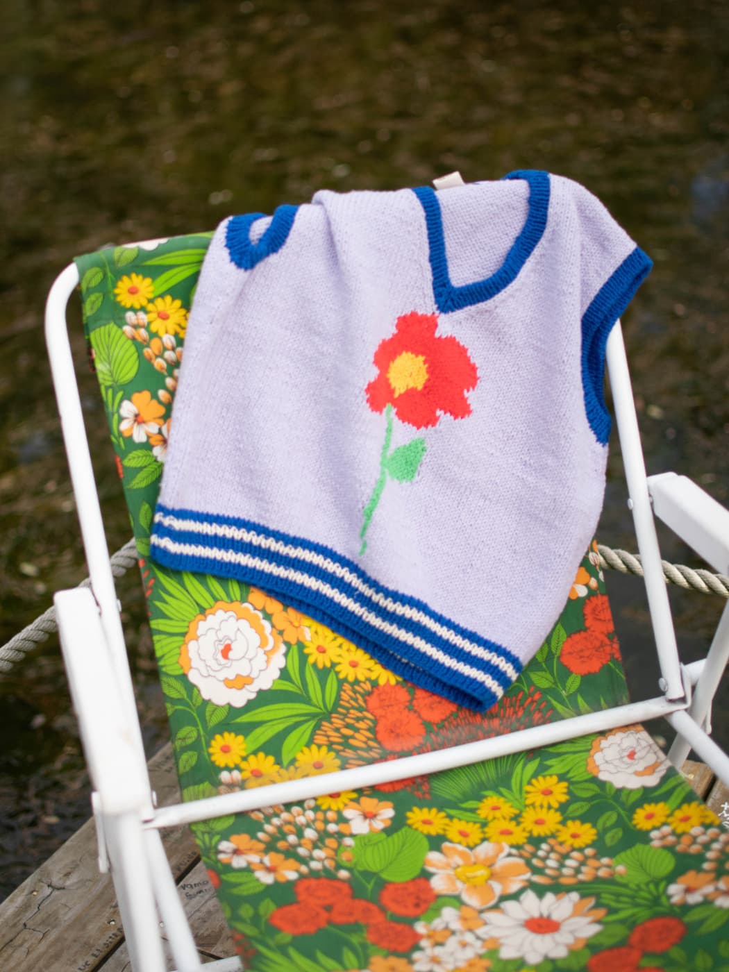 Floral Vest - Peruvian Cotton