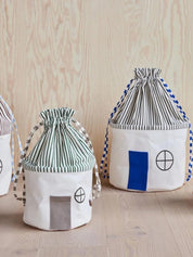 Koya Large Storage Basket - Optic Blue