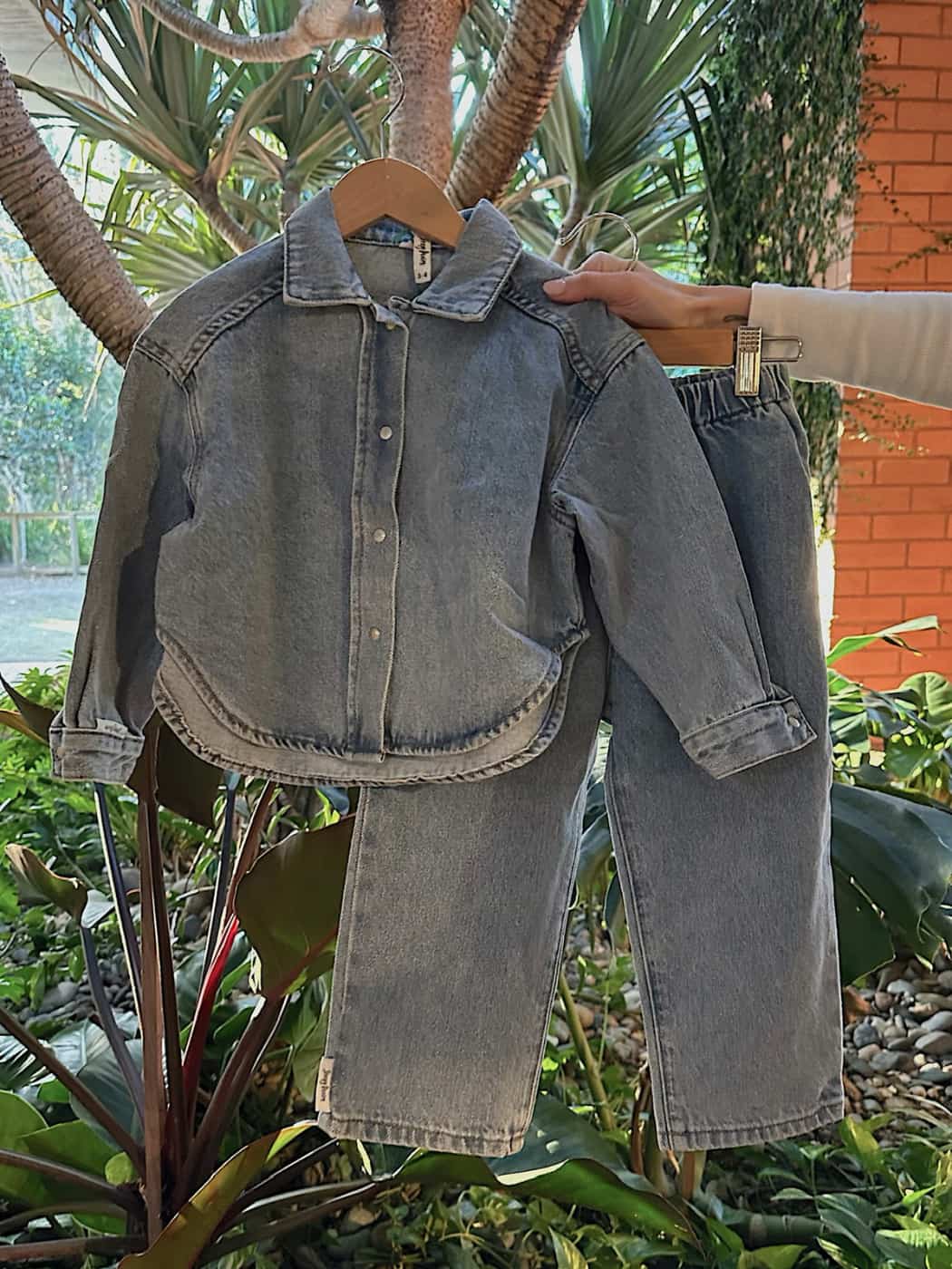 Dawning Shacket - Sky Blue Denim
