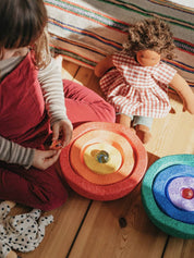 Balance Stepping Stones Inside - Rainbow Classic