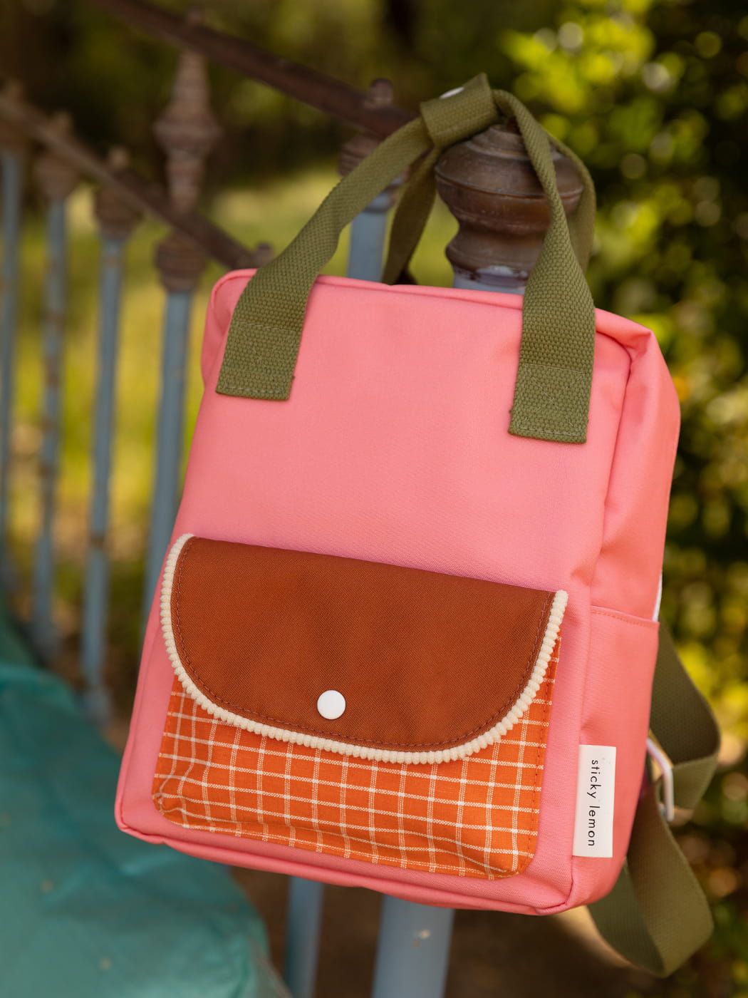 Backpack Small Envelope - Flower Pink