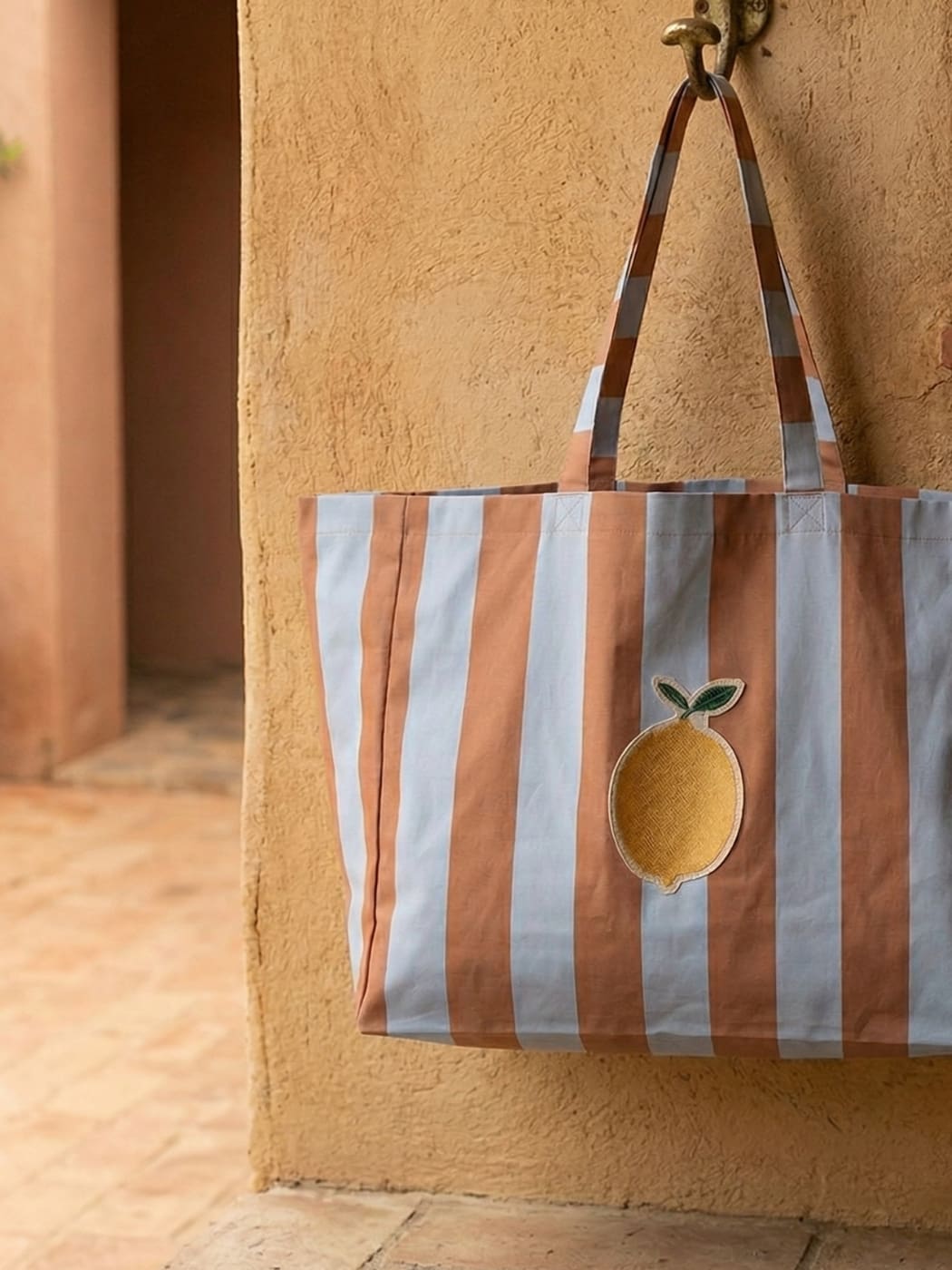 Shopper Bag - Lemon Tree/Cloud Blue