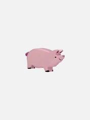 Wooden Pig - Pink