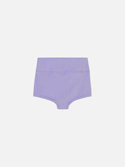 Rib Boy Short - Grape Mini Stripe