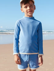 Rib Surf Short - Sky Blue