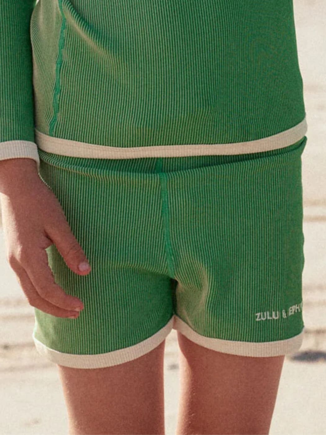 Rib Surf Short - Parrot Green