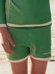 Rib Surf Short - Parrot Green