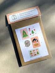 Weihnachtskarten-Fünferset