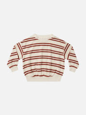 Sweatshirt - Roter Streifen