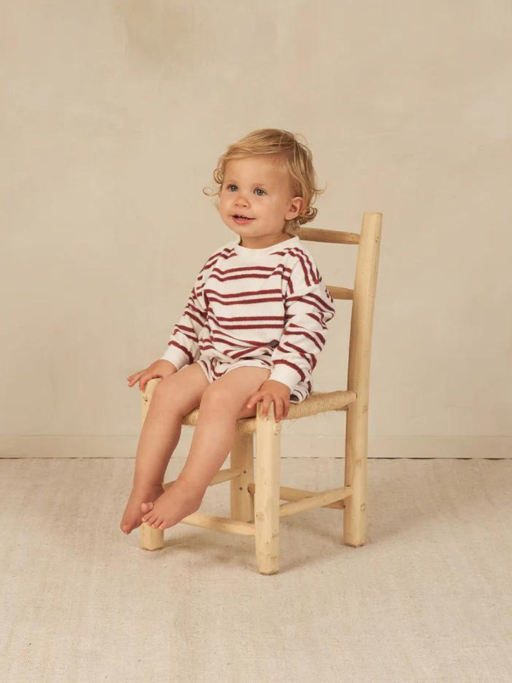 Sweatshirt - Roter Streifen