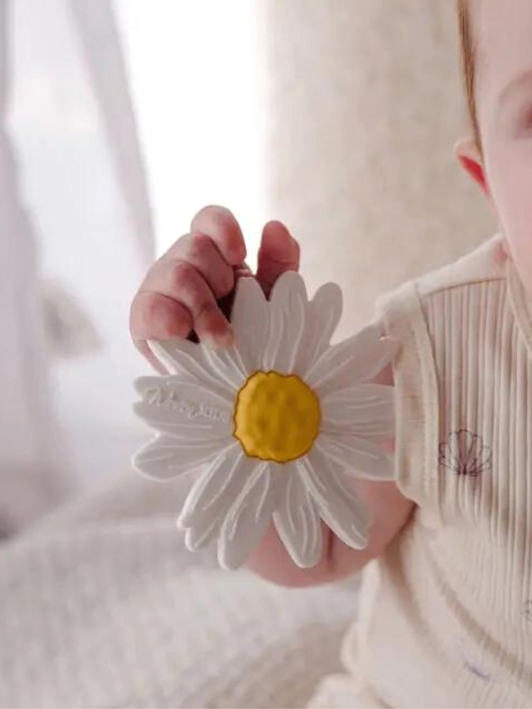 Silicone Teether - Milk Daisy