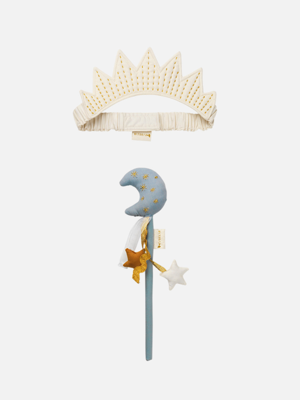 Dress-Up Moon Fairy Wand and Crown Set