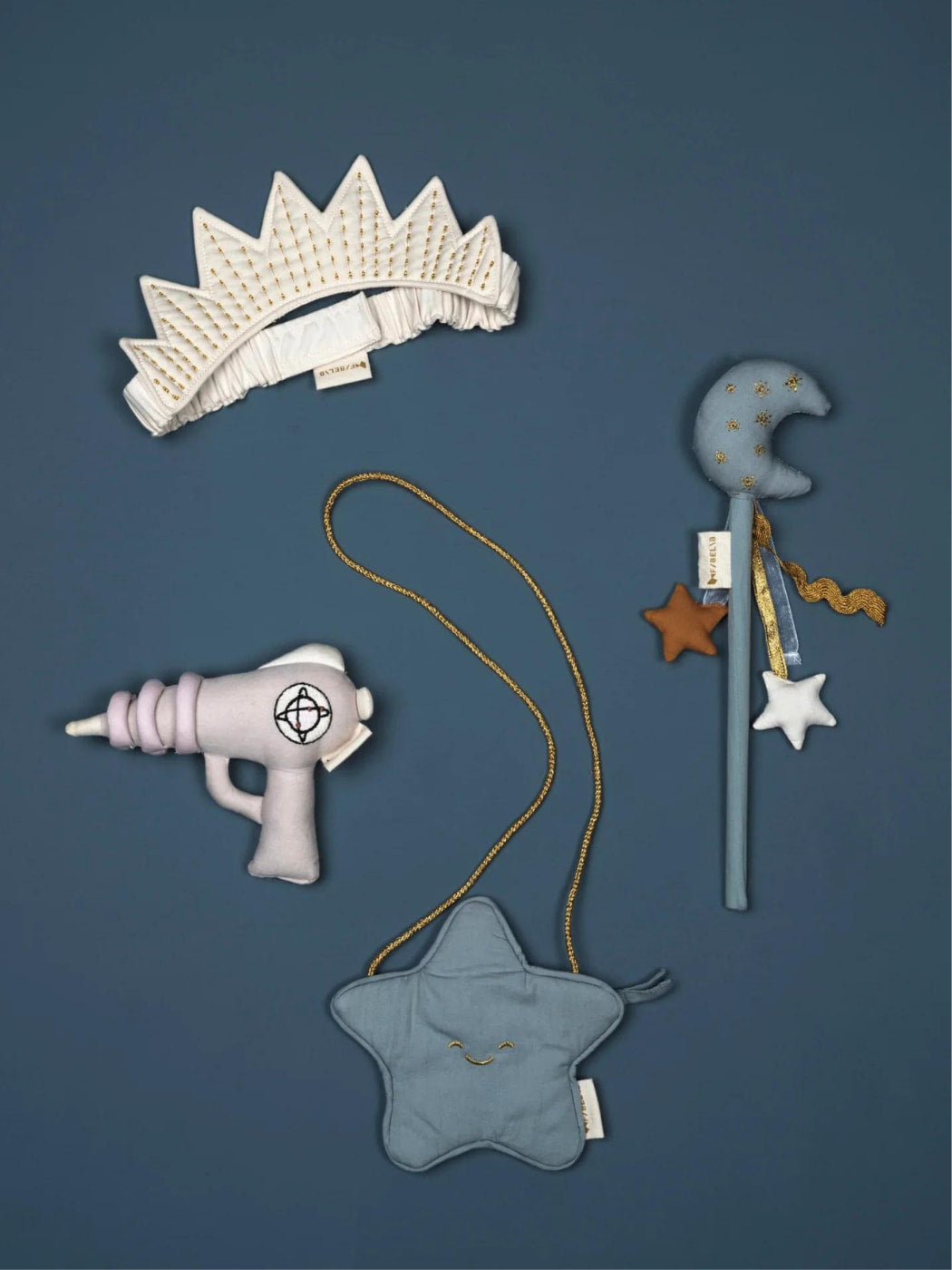 Dress-Up Moon Fairy Wand and Crown Set