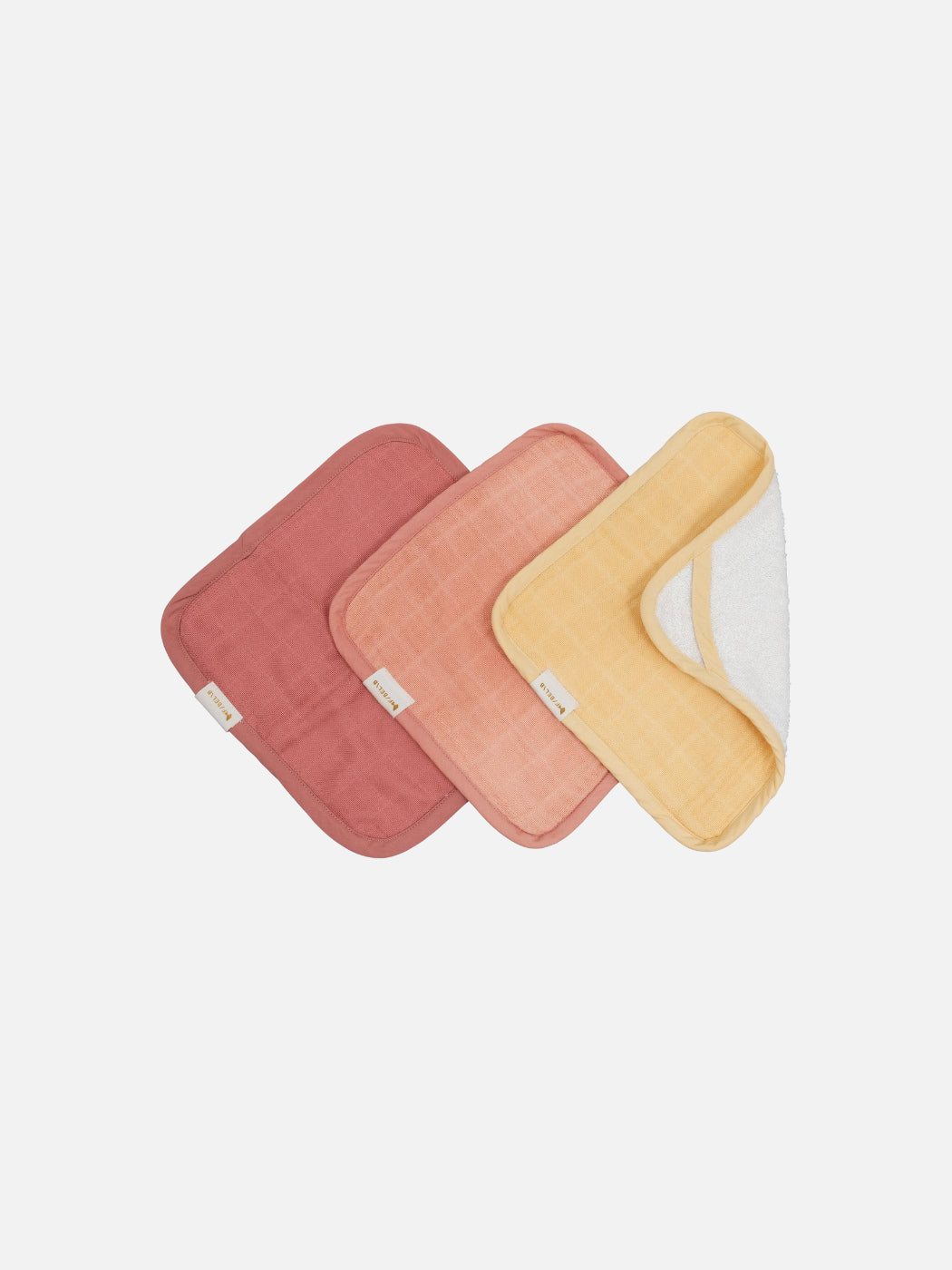 Wash Cloths 3 Pack - Pastel Flower