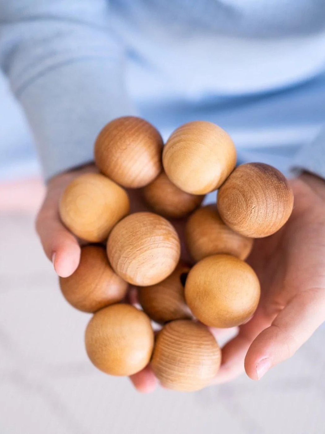 Wooden Beads Grasper - Natural