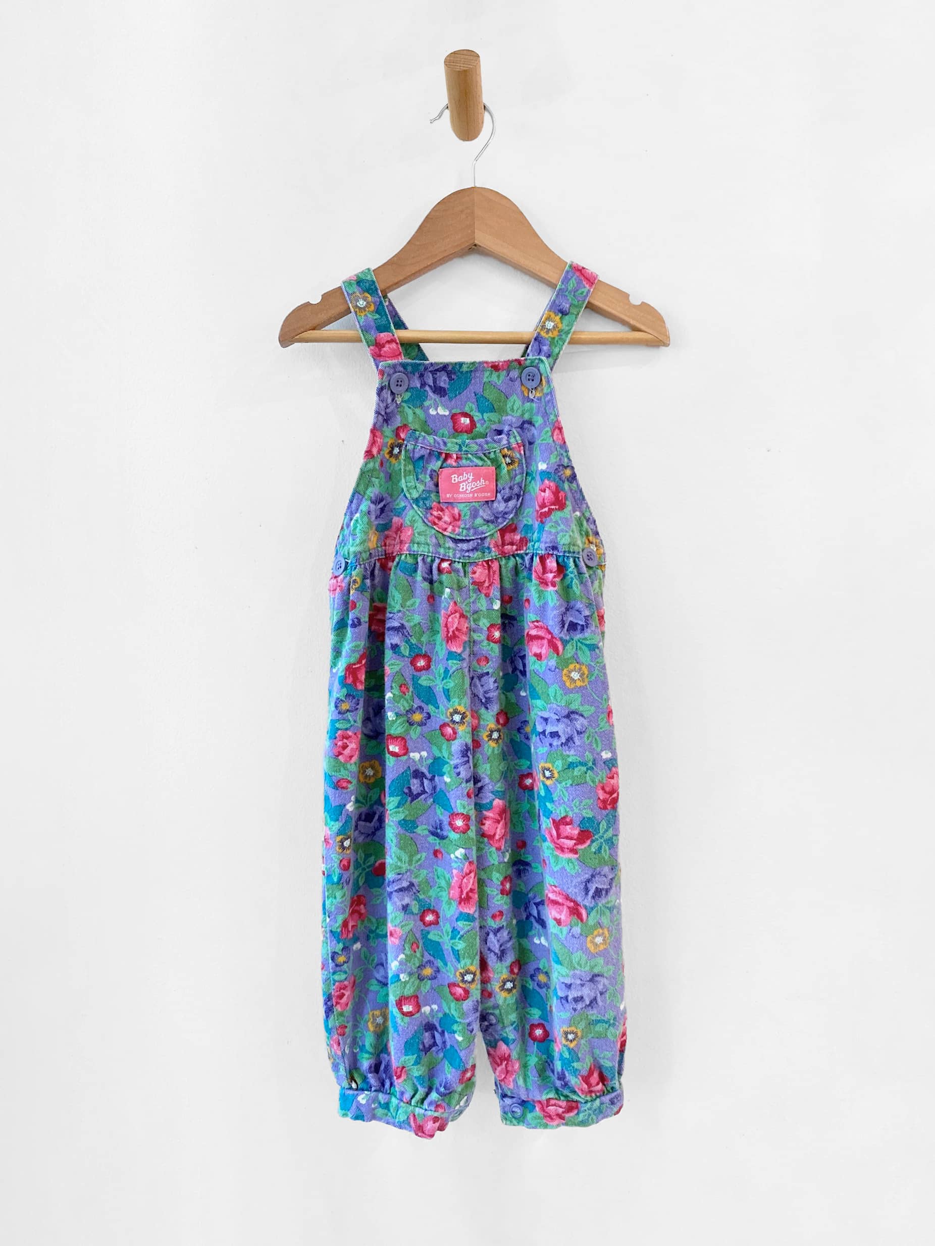 Vintage Oshkosh Flower Garden Overalls
