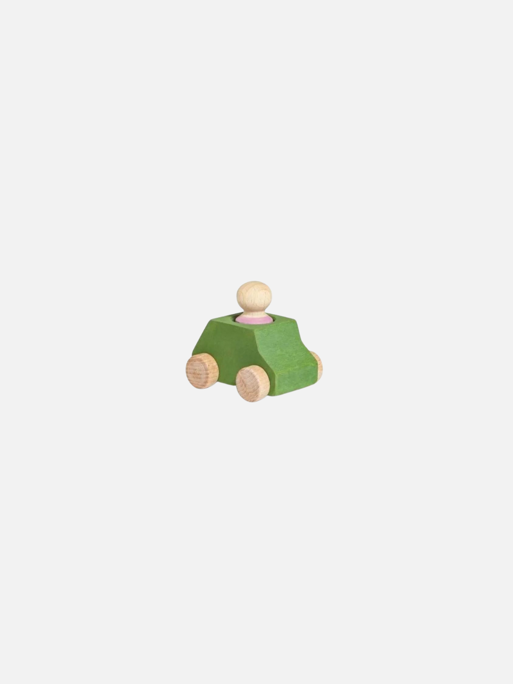 Wooden Car and Person - Mint