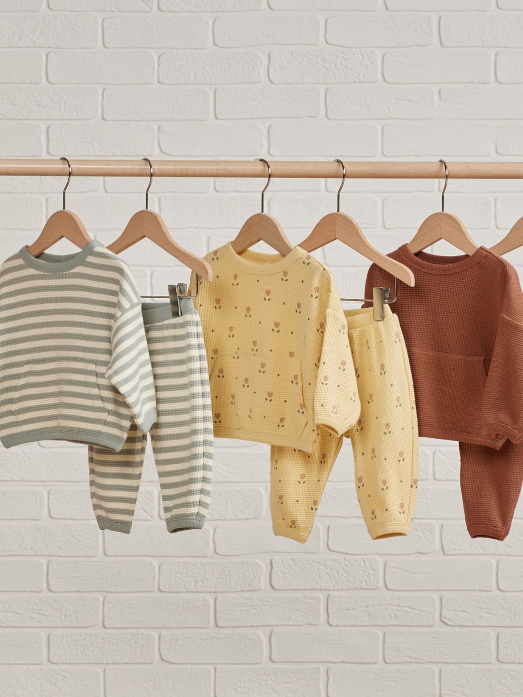 Waffle Sweat Set - Dutch Floral