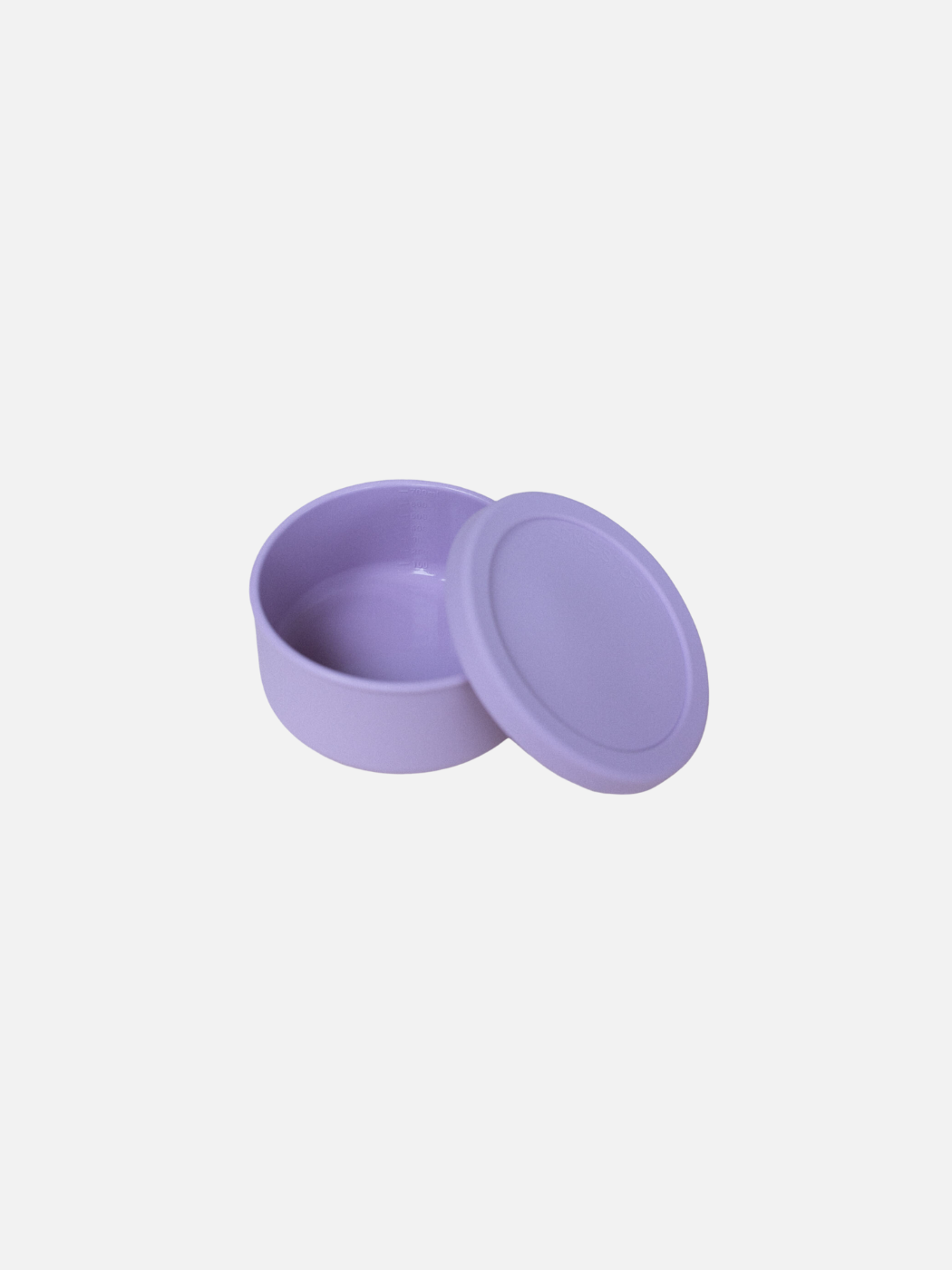Silicone Round Container Large - Lilac