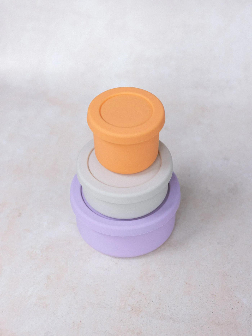 Silicone Round Container Large - Lilac