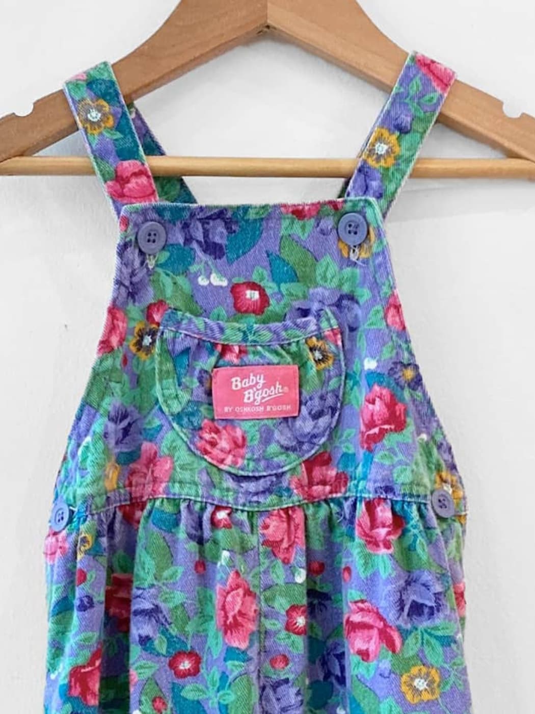 Vintage Oshkosh Flower Garden Overalls