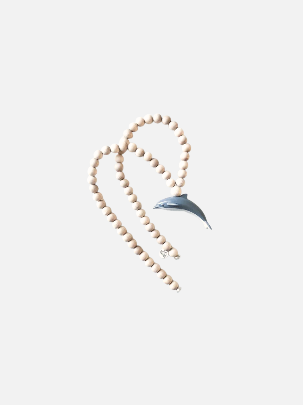 Wooden Animal Necklace - Natural Dolphin